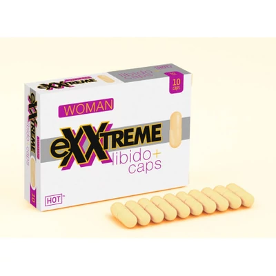 exxtreme étrend-kiegészítő stimuláló kapszula nőknek B3 és B9 vitaminnal 1x10 Stk.