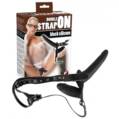 Double Strap-on kétágú csatolható dildó