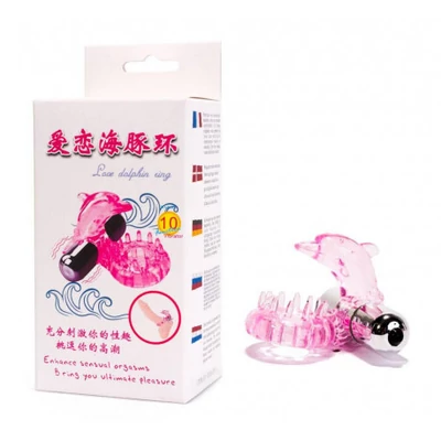 Cock Ring vibrátoros, csiklóizgatós péniszgyűrű