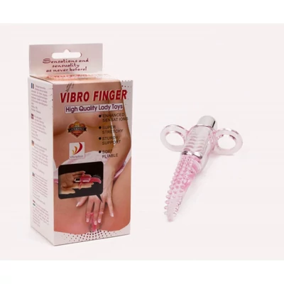 Ujjazó-Vibro Finger Pink 