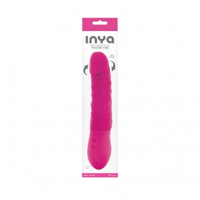 INYA Twister Pink erezett felületű vibrátor