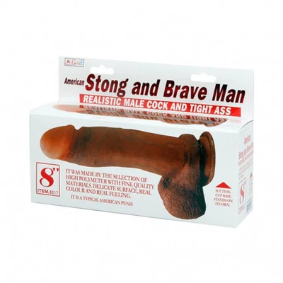 Realistic Male erezett letapasztható Vibrátor herével távirányítóval