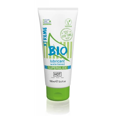 HOT BIO Superglide Xtreme - vegán vízbázisú síkosító (100ml)