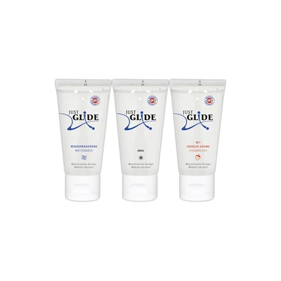 Just Glide vízbázisú síkosító 3x50 ml