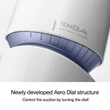 TENGA AERO COBALT RING maszturbátor szívó hatással