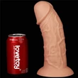 9.5'' Realistic Curved Dildo Flesh