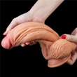 10&quot; Dual-Layered Silicone Cock
