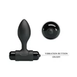 Pretty Love Vibra Butt Plug Black vibrációs fenékdugó