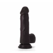 X-MEN 7.5" dildó Colours Pleasure Black 1 dildó herékkel