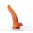 X-MEN 7.9" Silicone dildó Flesh herékkel