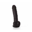X-MEN 7.5" dildó Colours Pleasure Black 2 dildó herékkel