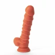X-MEN 8.5" dildó Colours Pleasure Flesh 2 dildó herékkel