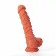 X-MEN 8.5" dildó Colours Pleasure Flesh 2 dildó herékkel