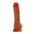 X-MEN 8.8 inch Dual Layered dildó Brown herékkel