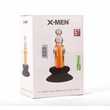 X-MEN 10 Speeds Vibrating Beaded Plug fenékdugó tapadókoronggal