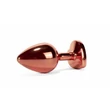 X-MEN Secret Shine Metal Butt Plug Rose Gold Heart L fenékdugó