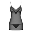 852-CHE-1 fekete babydoll & tanga S/M