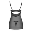 852-CHE-1 fekete babydoll & tanga S/M