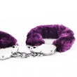 Fetish Pleasure bolyhos bilincs (lila)