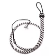 Heavy Handle Whip Bőr ostor zebra