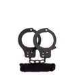 Bondx Metal Cuffs & Love Rope Set Black