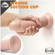 DR. SKIN 8INCH SELF LUBRICATING dildó önsíkosítóval és tapadókoronggal