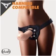 DR. SKIN 8INCH SELF LUBRICATING dildó önsíkosítóval és tapadókoronggal
