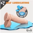 DR. SKIN 7INCH SELF LUBRICATING önsíkosító dildó herékkel