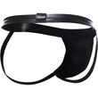 BL4CK by C4M- Ergonomic fekete Jockstrap férfi tanga pántokkal M