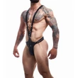 BL4CK by C4M - Dungeon fekete Harness One Size