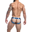 C4M-Desire Jockstrap-BlueLeatherette-M