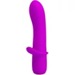 Pretty Love Troy Purple g-pont és csiklóizgató memóriás vibrátor