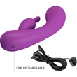 Pretty Love Grace Purple g-pont és csiklóizgatós flexibilis vibrátor