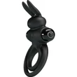 Pretty Love Vibrant Penis Ring 3 Black vibrátoros péniszgyűrű