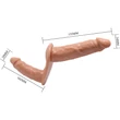 Ultra Passionate Harness Double Dildos Strap on csatolható dildópár