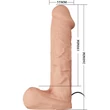 2" csatolható vibrátoros dildó