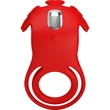 Pretty Love Vibrant Penis Ring Ruben Red vibrátoros péniszgyűrű