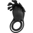 Pretty Love Vibrant Penis Ring Ruben Black vibrátoros péniszgyűrű