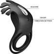 Pretty Love Vibrant Penis Ring Ruben Black vibrátoros péniszgyűrű