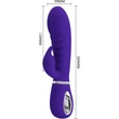 Pretty Love Prescott Purple g-pontos és csiklóizgatós memória funkciós vibrátor