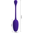 Pretty Love Knucker Purple memória funkciós mini vibrátor
