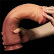 12'' Dual layered Platinum Silicone Cock hajlítható dildó