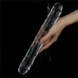 12''  Flawless Clear Double kétvégű dildó