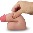 5" Skinlike Limpy Cock dildó herékkel