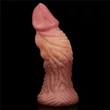 7.0'' Dual layered Platinum Silicone Plug hajlítható dildó
