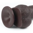 9'' Sliding Skin Dual Layer Dong Brown dildó herékkel