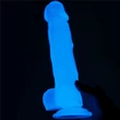 8.5" Lumino Play dildó herékkel