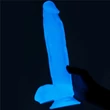 10" Lumino Play dildó herékkel