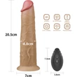 8.0'' Dual Layered Platinum Silicone Rotator