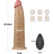 9.0'' Dual Layered Platinum Silicone Rotator